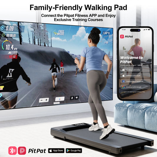 3-In-1 Portable Treadmill With Remote Control