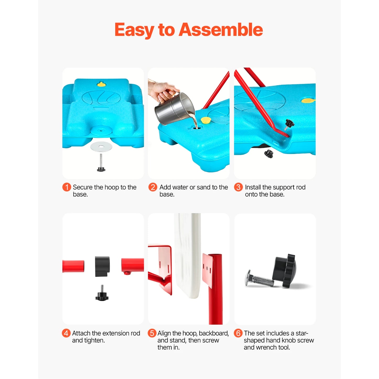 Adjustable Basketball Hoop