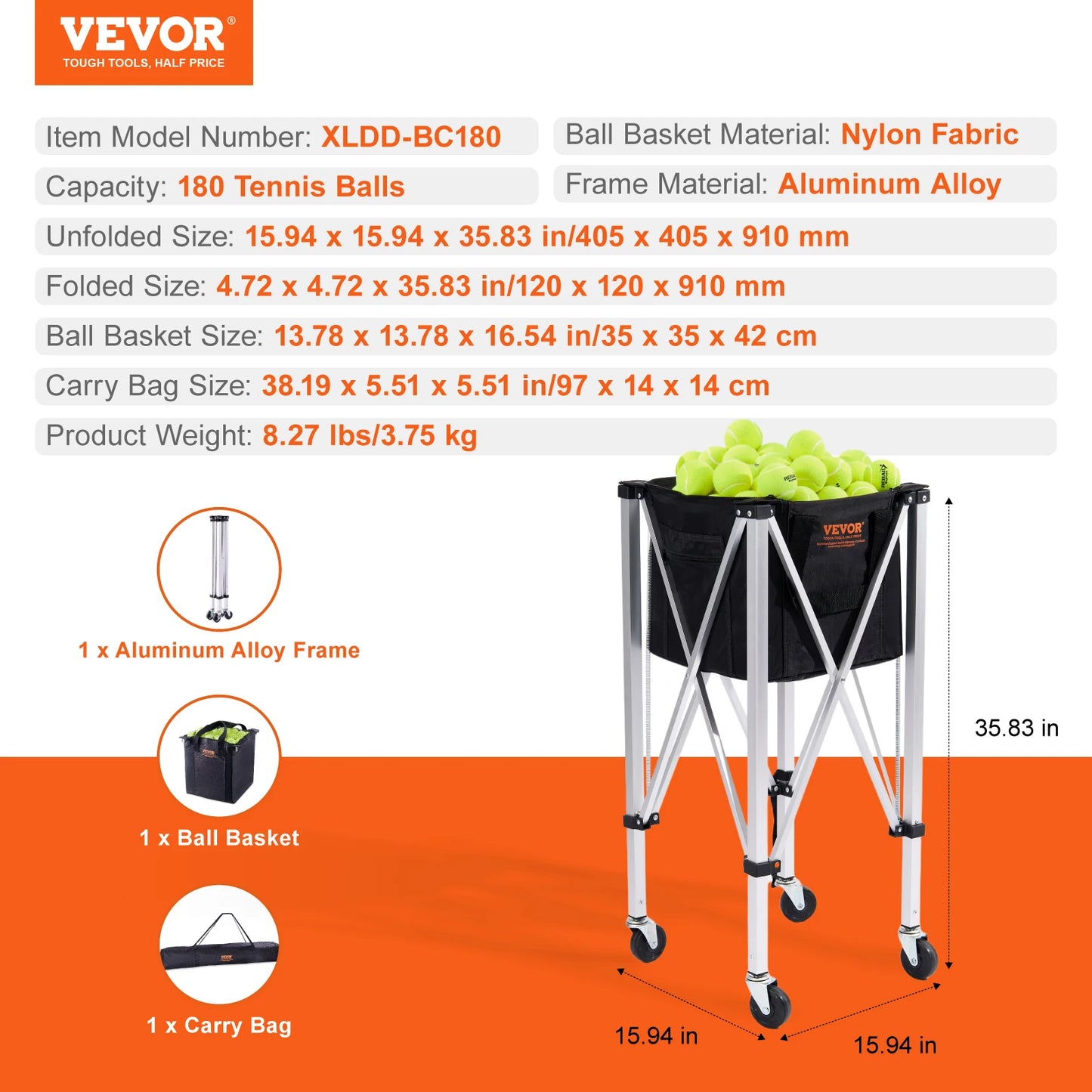 Foldable Ball Cart