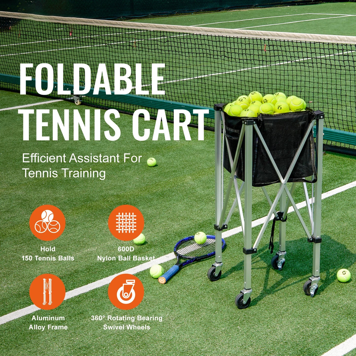 Foldable Ball Cart