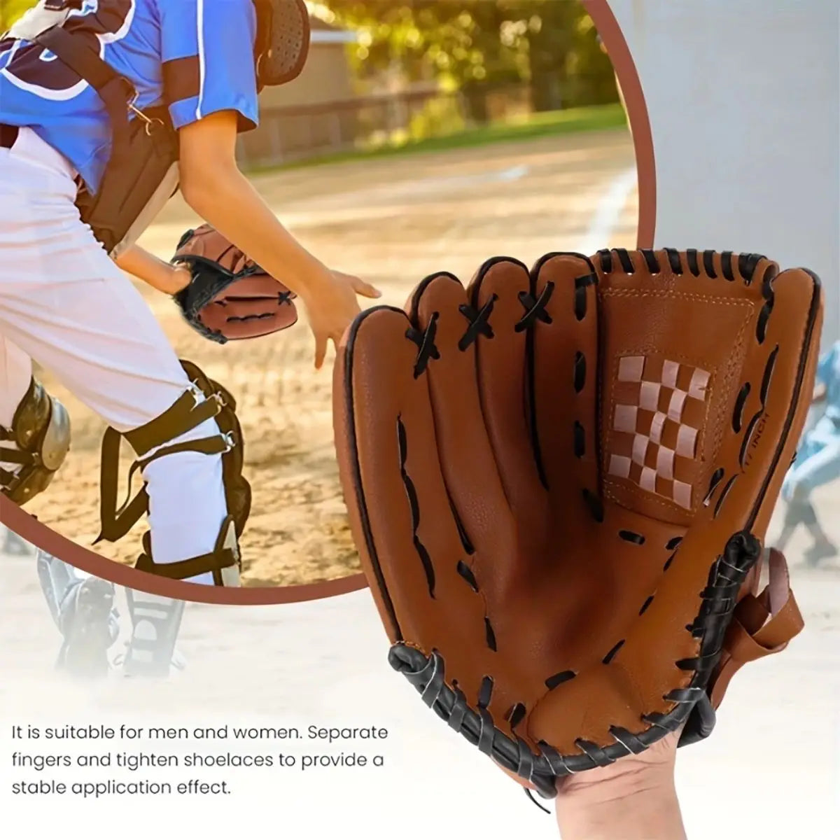 Premium Synthetic Leather Baseball Glove